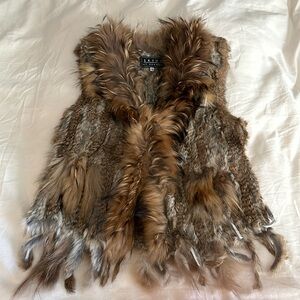 Fur vest size small